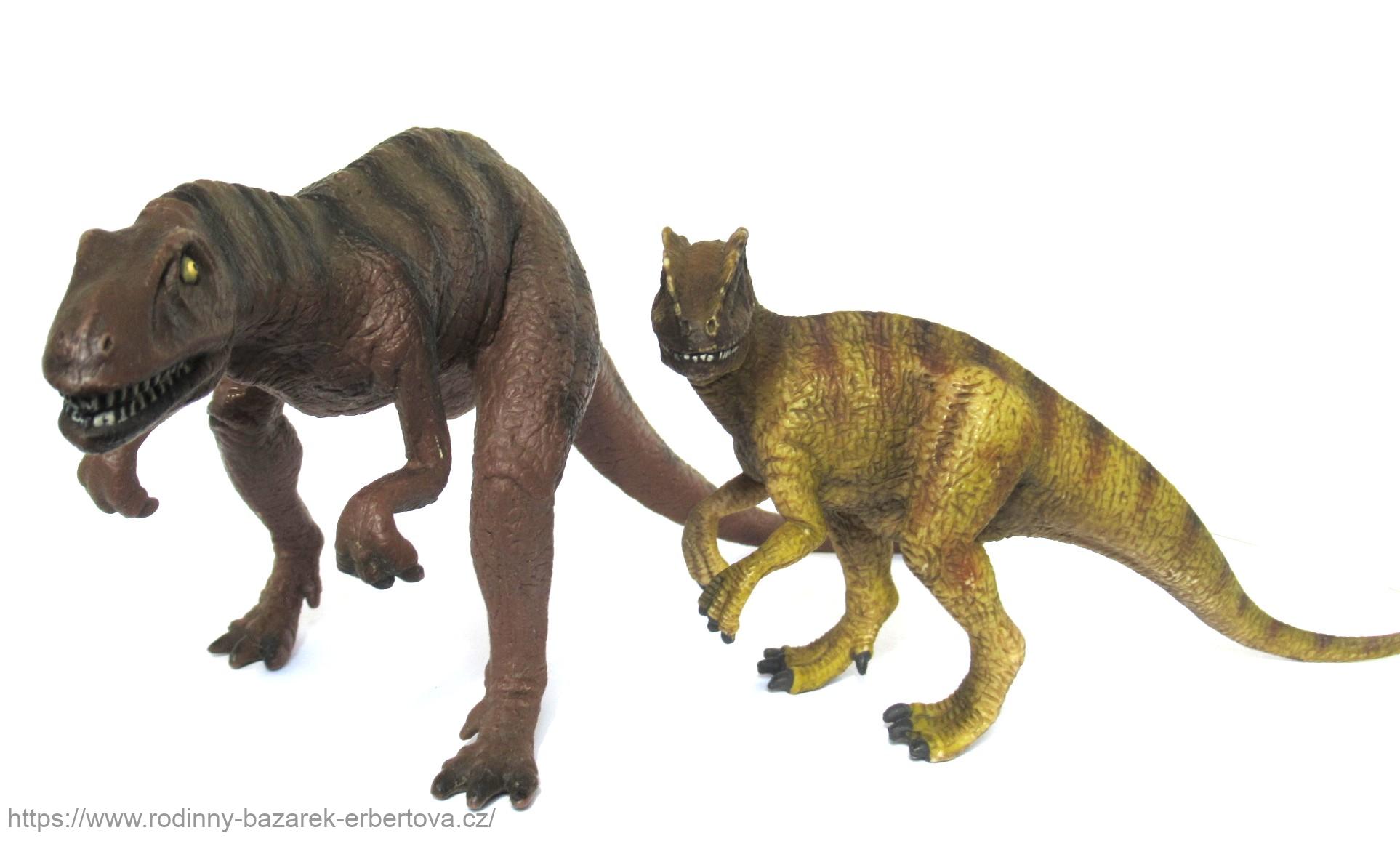 SCHLEICH figurka zvíře Dinosaurus Alosaurus mládě a dospělý