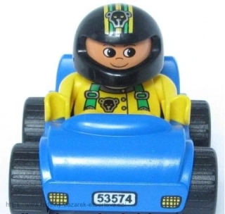 LEGO DUPLO Závodní auto NOVÉ + figurka pán HRANÉ